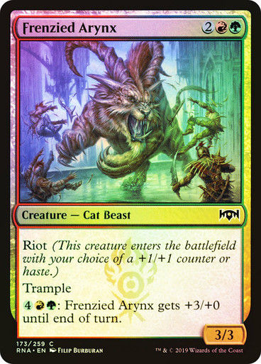 Frenzied Arynx (RNA) (173) / Foil