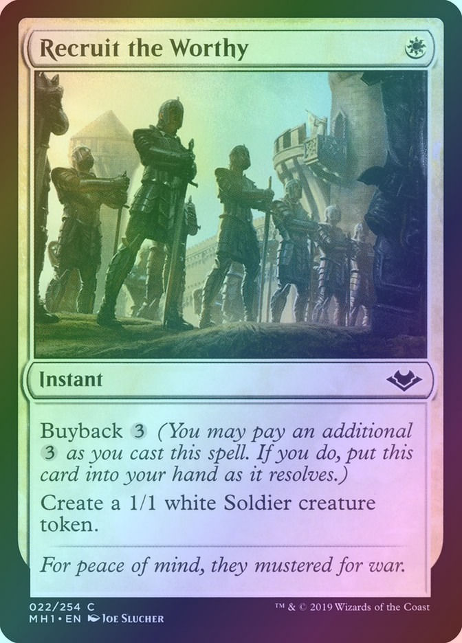 Recruit the Worthy (MH1) (22) / Foil
