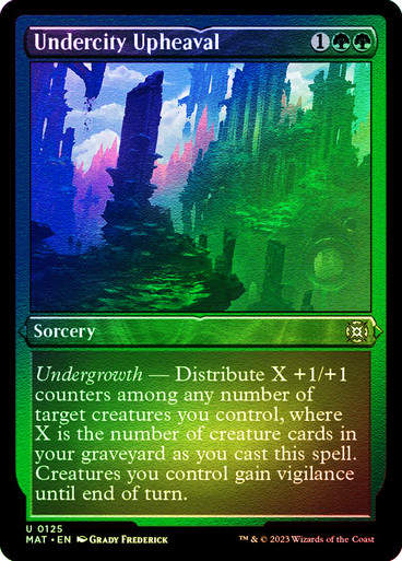 Undercity Upheaval (MAT) / Foil Etched