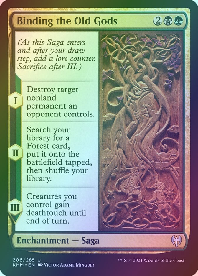 Binding the Old Gods (KHM) (206) / Foil