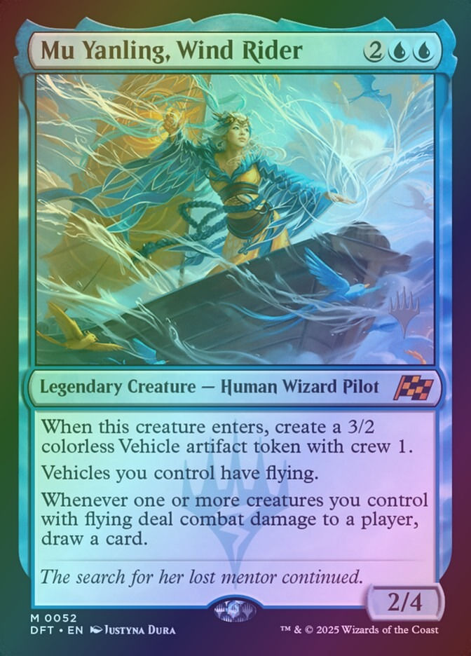 Mu Yanling, Wind Rider (PDFT) (52p) / Foil