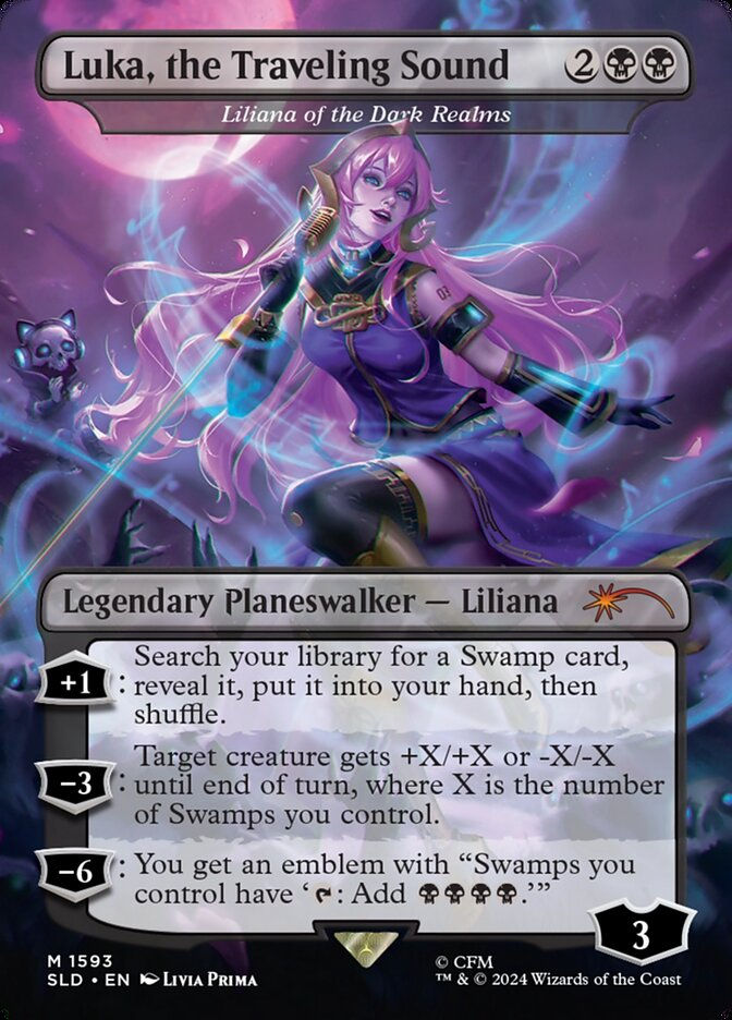 Liliana of the Dark Realms (SLD) (1593) / Borderless