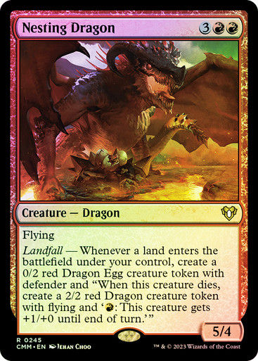 Nesting Dragon (cmm) / Foil
