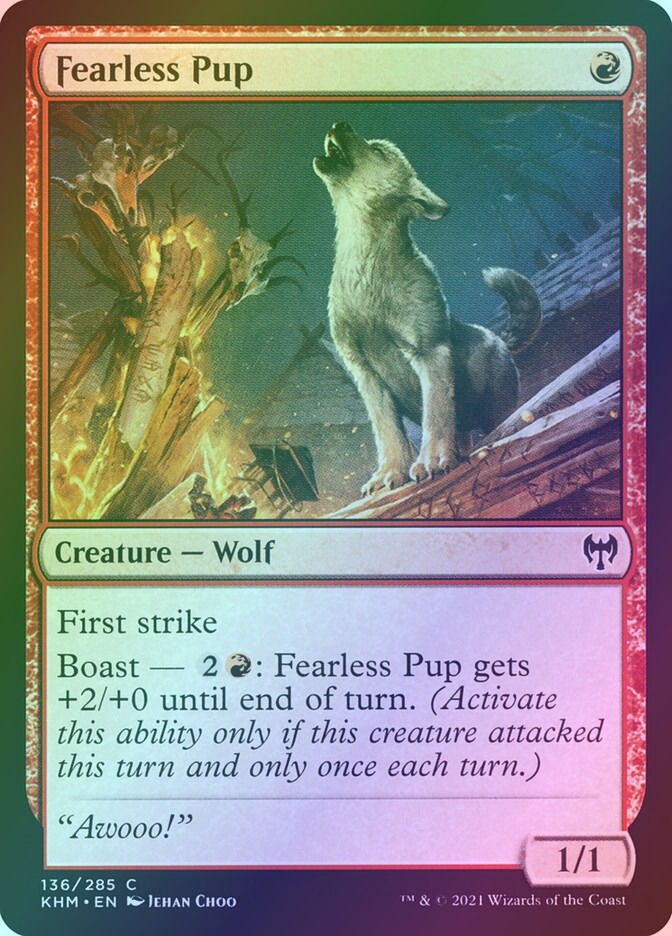 Fearless Pup (KHM) (136) / Foil