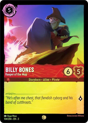 Billy Bones - Keeper of the Map (LOR_ITI) / Foil