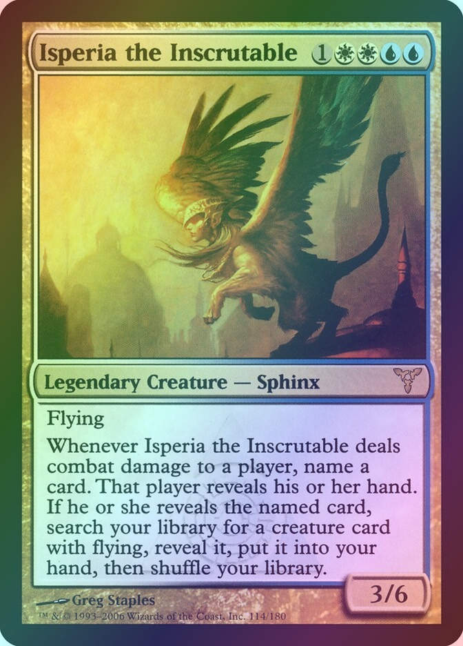 Isperia the Inscrutable (DIS) (114) / Foil