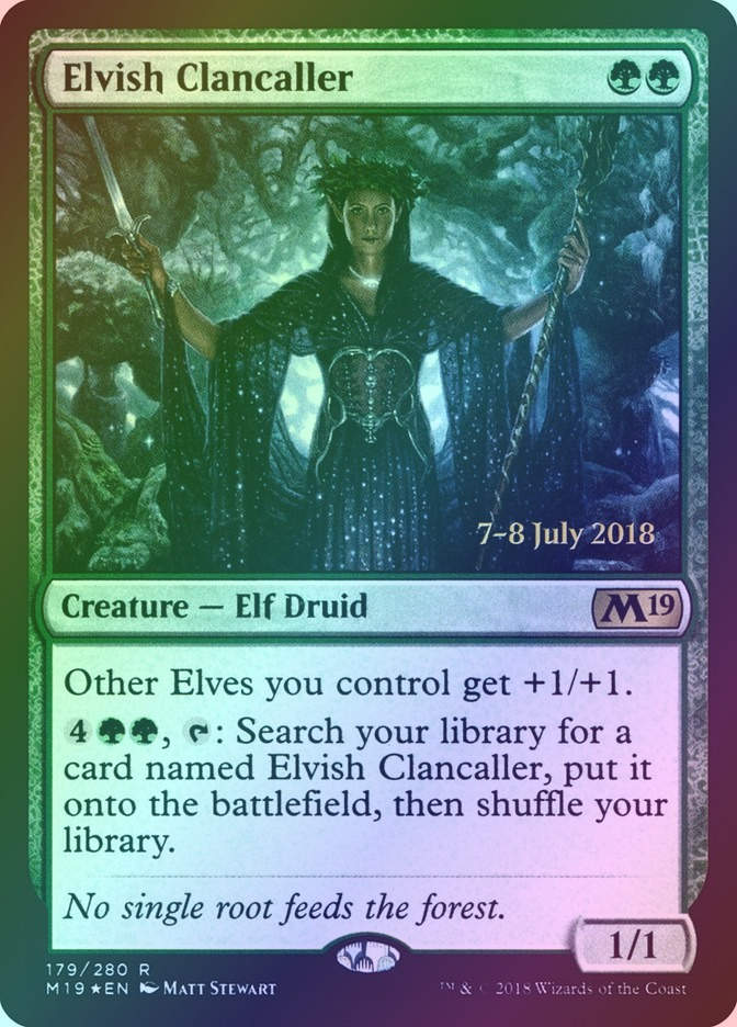 Elvish Clancaller (PM19) (179s) / Foil