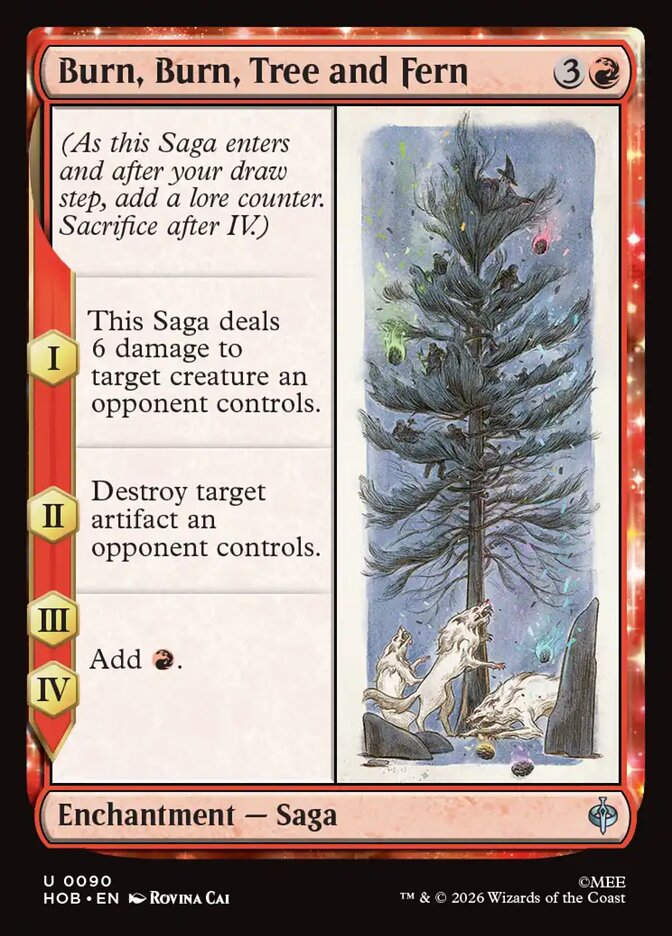 Burn, Burn, Tree and Fern (HOB) (90)