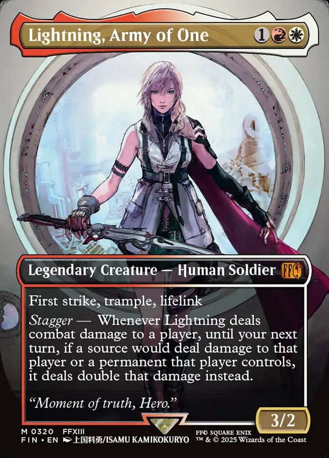 Lightning, Army of One (FIN) (320) / Borderless