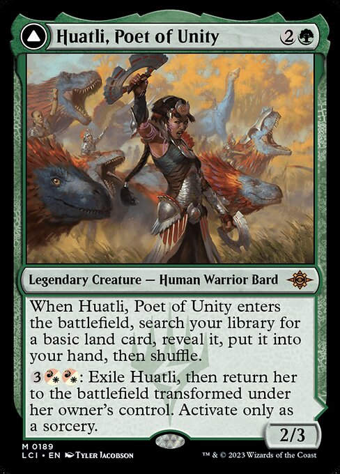 Huatli, Poet of Unity // Roar of the Fifth People (lci)
