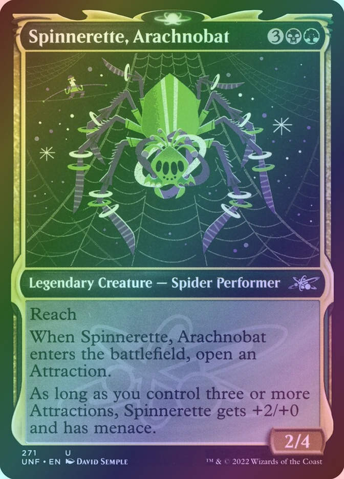 Spinnerette, Arachnobat (UNF) (271) / Showcase / Foil