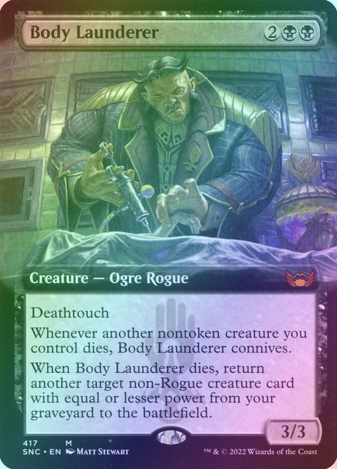 Body Launderer (SNC) (417) / Extended Art / Foil