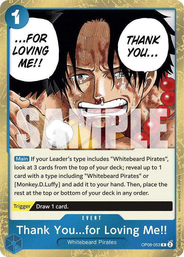 Thank You...for Loving Me!! (OP08-053) / Foil