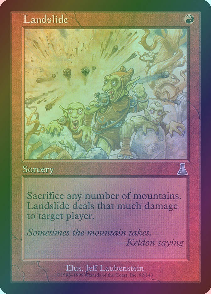 Landslide (UDS) (92) / Foil