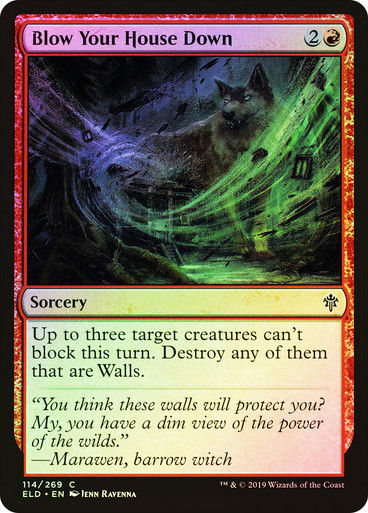 Blow Your House Down (ELD) (114) / Foil