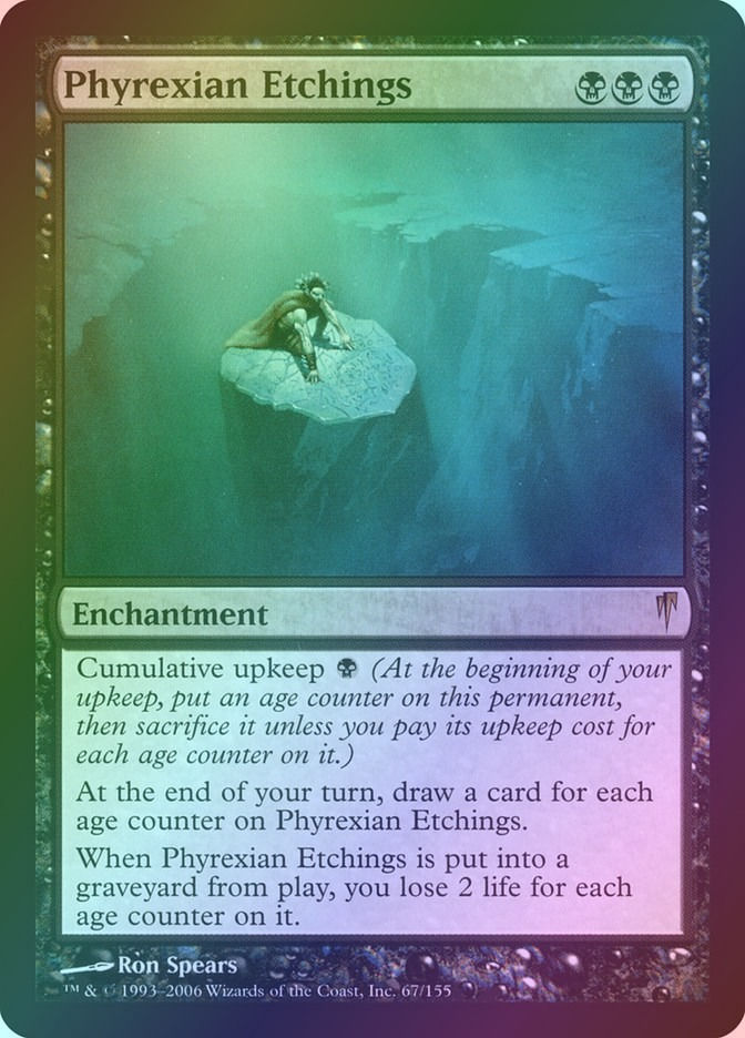 Phyrexian Etchings (CSP) (67) / Foil