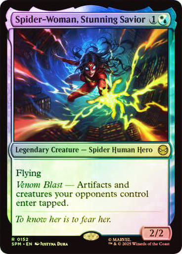Spider-Woman, Stunning Savior (SPM) (152) / Foil