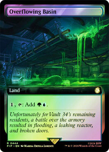 Overflowing Basin (pip) (444) / Extended Art Foil