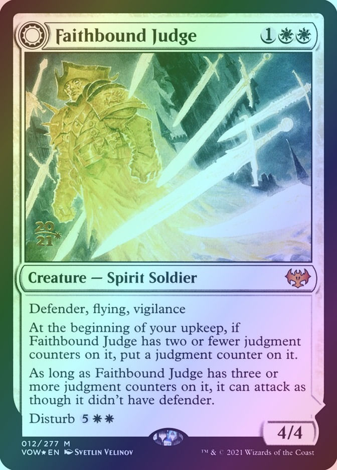 Faithbound Judge // Sinner's Judgment (PVOW) (12s) / Foil