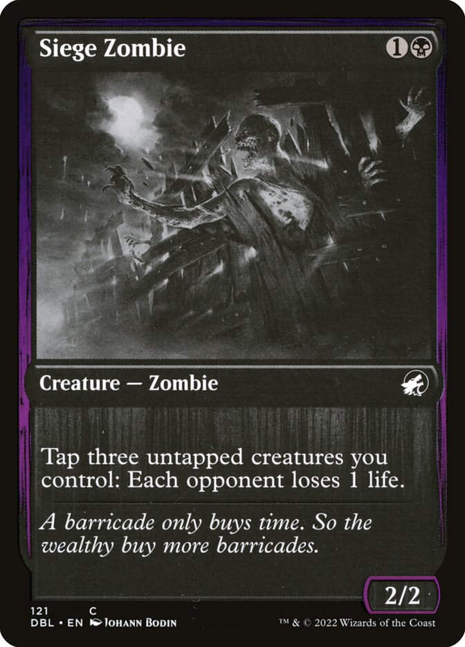 Siege Zombie (DBL) (121)