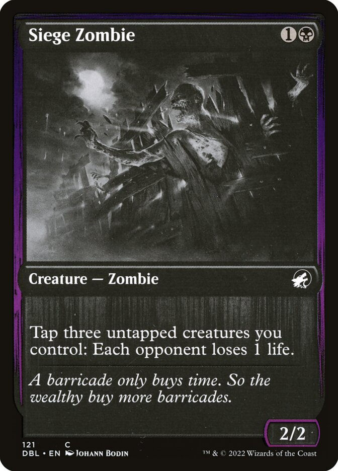 Siege Zombie (DBL) (121)