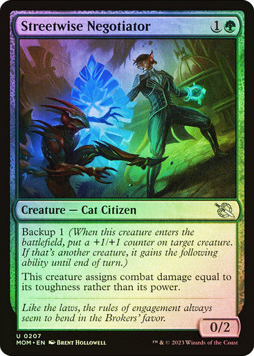 Streetwise Negotiator (mom) / Foil