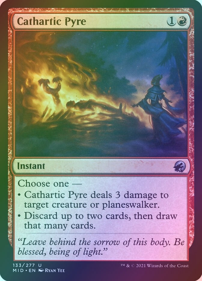 Cathartic Pyre (MID) (133) / Foil
