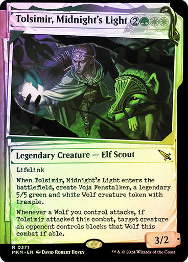 Tolsimir, Midnight's Light (mkm) (371) / Showcase Foil