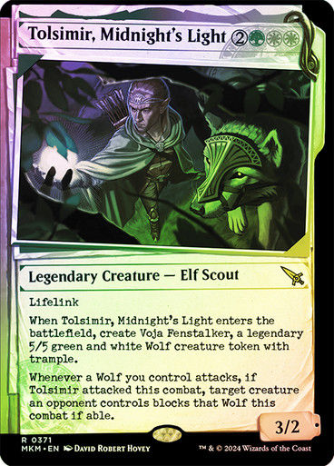 Tolsimir, Midnight's Light (mkm) (371) / Showcase Foil