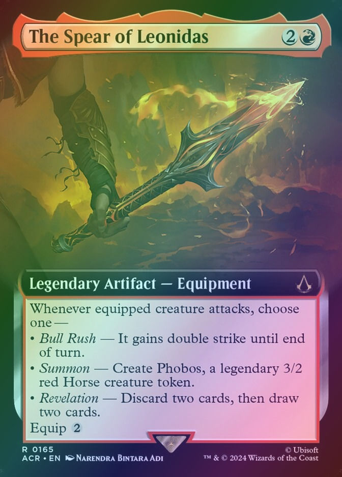The Spear of Leonidas (ACR) (165) / Extended Art / Foil