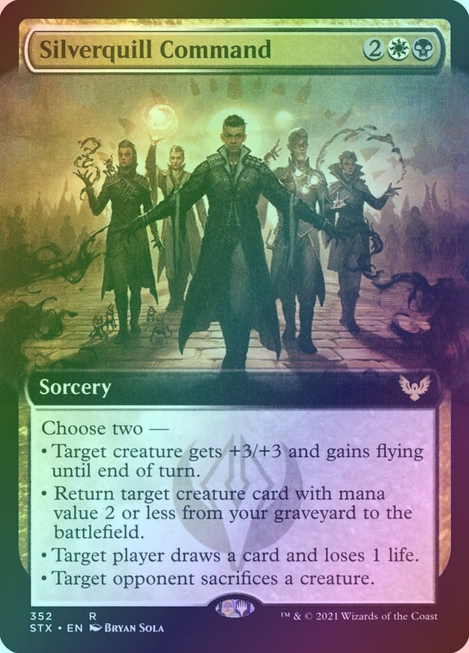 Silverquill Command (STX) (352) / Extended Art / Foil