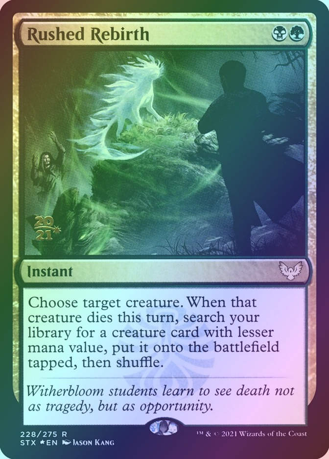 Rushed Rebirth (PSTX) (228s) / Foil