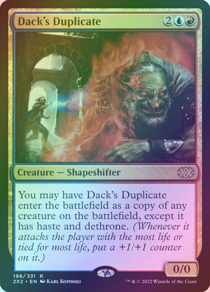 Dack's Duplicate (2X2) (198) / Foil