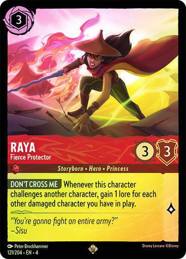 Raya - Fierce Protector (LOR_URS) / Foil
