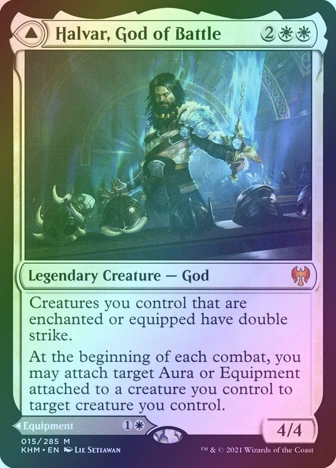 Halvar, God of Battle // Sword of the Realms (KHM) (15) / Foil