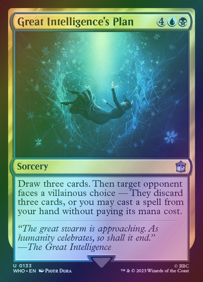 Great Intelligence's Plan (WHO) (133) / Foil
