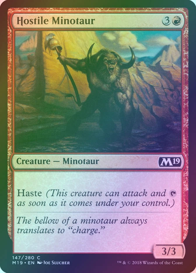 Hostile Minotaur (M19) (147) / Foil