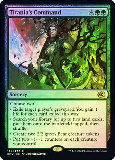 Titania's Command (BRO) / Foil