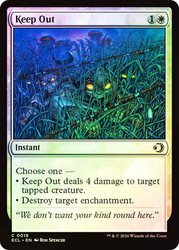 Keep Out (ECL) (19) / Foil