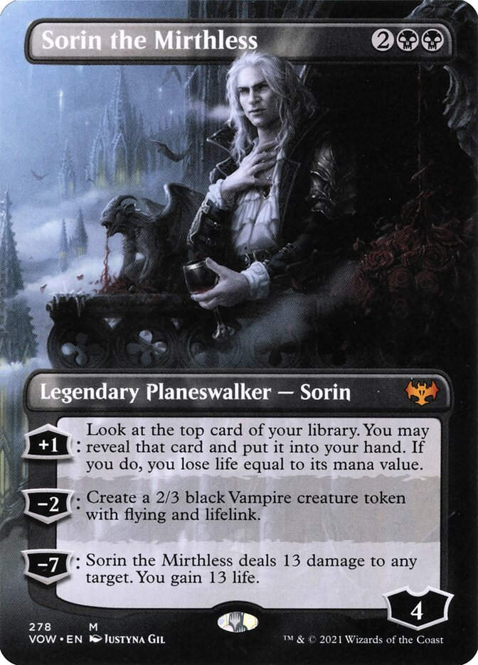 Sorin the Mirthless (VOW) (278) / Borderless