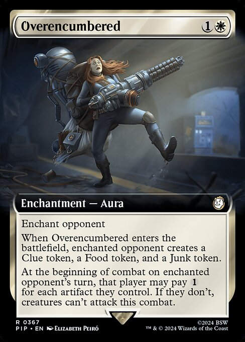 Overencumbered (pip) (367) / Extended Art