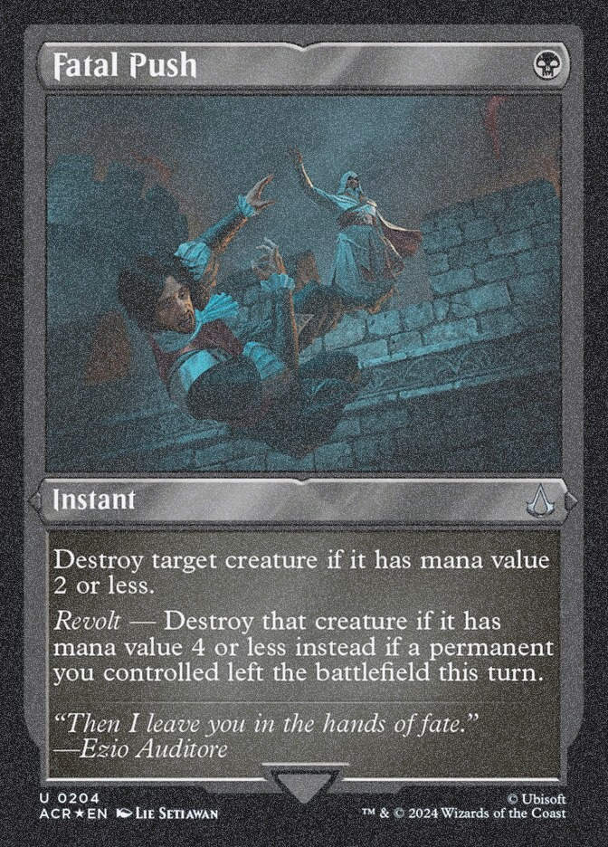 Fatal Push (ACR) (204) / Foil Etched