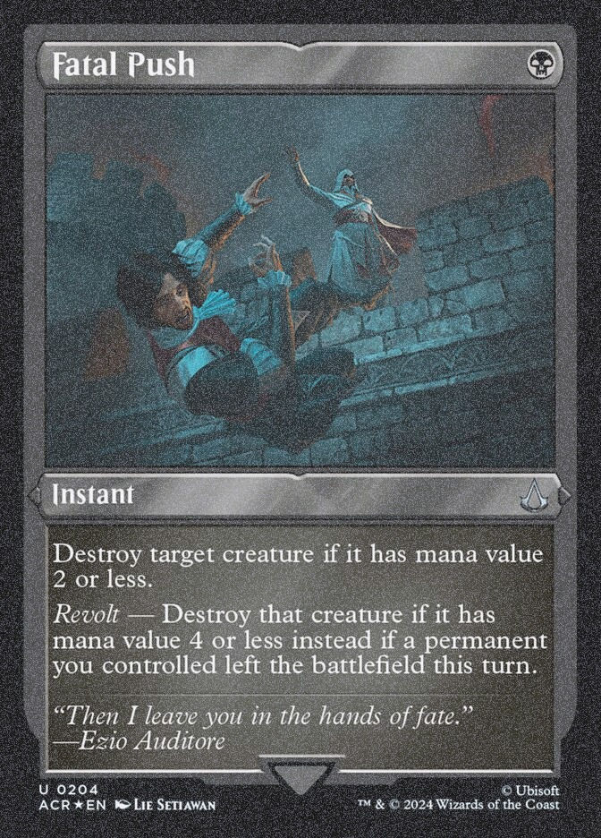 Fatal Push (ACR) (204) / Foil Etched