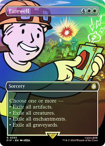 Farewell (pip) (353) / Borderless Foil