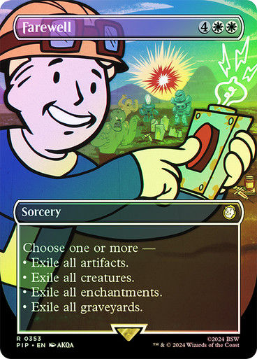 Farewell (pip) (353) / Borderless Foil