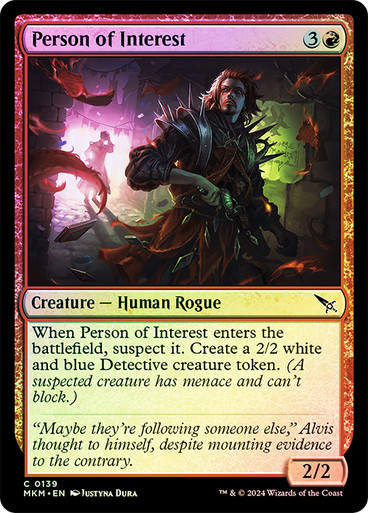 Person of Interest (mkm) (139) / Foil