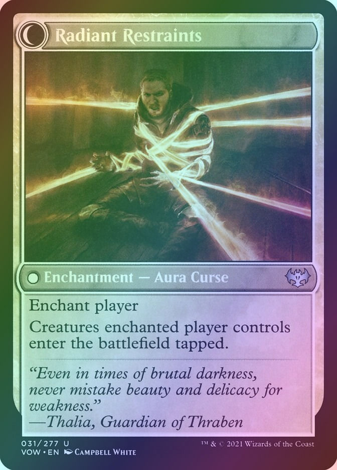 Radiant Grace // Radiant Restraints (VOW) (31) / Foil — cara 2 de 2