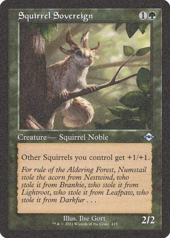 Squirrel Sovereign (MH2) (415) / Foil Etched