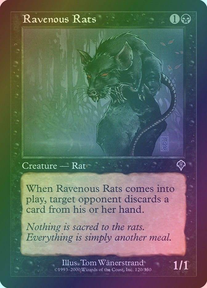 Ravenous Rats (INV) (120) / Foil