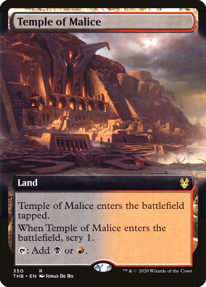 Temple of Malice (THB) (350) / Extended Art